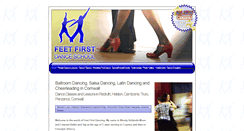 Desktop Screenshot of feetfirstdancing.co.uk